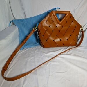 Tiffany & Fred Smooth & Perforated Leather Bag